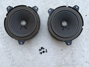 01-06 BMW E46 M3 HARMON KARDON DOOR / REAR DECK SPEAKERS 8368244 PAIR + BOLTS - Picture 1 of 10