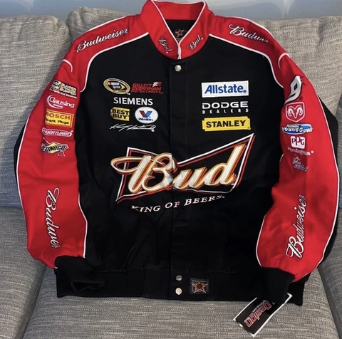 Jacket JH Designs Nascar Kasey Kahne #9 Budweiser 3X and 4x available Cover