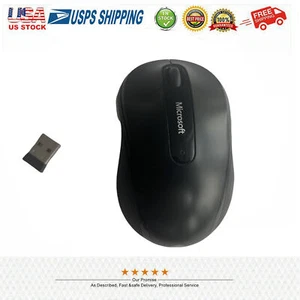 Microsoft Wireless Mobile Mouse 4000 Graphite D5D-00001 Model 1383 - Picture 1 of 5