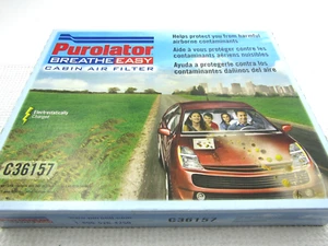C36157 Purolator ONE Cabin Air Filter Azera Santa Fe Sonata 2010-12 Optima 06-10 - Picture 1 of 3