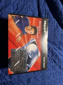 Maxtor DiamondMax 200GB Hard Drive 7200 RPM 8MB Cache Ultra ATA/133 PC/Mac New - Picture 1 of 5