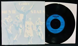 CAIRO~Movie Stars~Jazz New Wave Rock 45 + Picture Sleeve~ABSURD RECORDS #ASK 15 - Picture 1 of 2