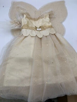 Disfraz de Halloween Pottery Barn Gold Glitter Fairy para niños 4-6 años #273 Foto 1 de 4