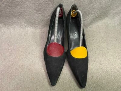 VINTAGE COUP D'ETAT 2 1/2" POINTED TOE SHOES SIZE 8 B USED SPAIN - Image 1 of 4