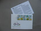 SWEDEN, cover FDC 1989, bookletpane summer bicycle badminton camping