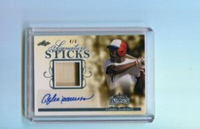 2020 Leaf Lumber Kings Signature Sticks Andre Dawson Auto Bat 4/4