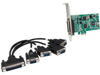 StarTech.com 4 Port PCI Express PCIe Serial Combo Card - 2 x RS232 2 x RS422 / R - Image 1 of 4