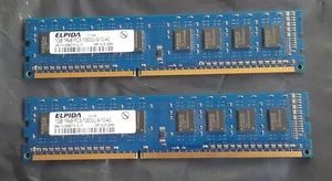 2x Elpida 1GB Memory Sticks - Picture 1 of 2