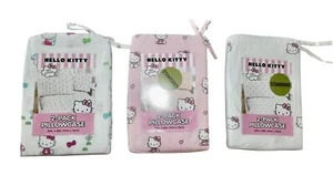Hello Kitty 2-Pack Pillowcase Cotton Pillowcases Your Choice Style Pillow Case - Picture 1 of 4