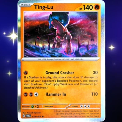 Ting-Lu  - Rare Holo - Pokemon TCG Scarlet & Violet Twilight Masquerade #110/167 - Image 1 of 4