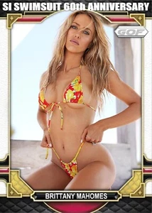 2024 GOF SI 60th Anniversary Brittany Mahomes HOLO Card - Picture 1 of 2