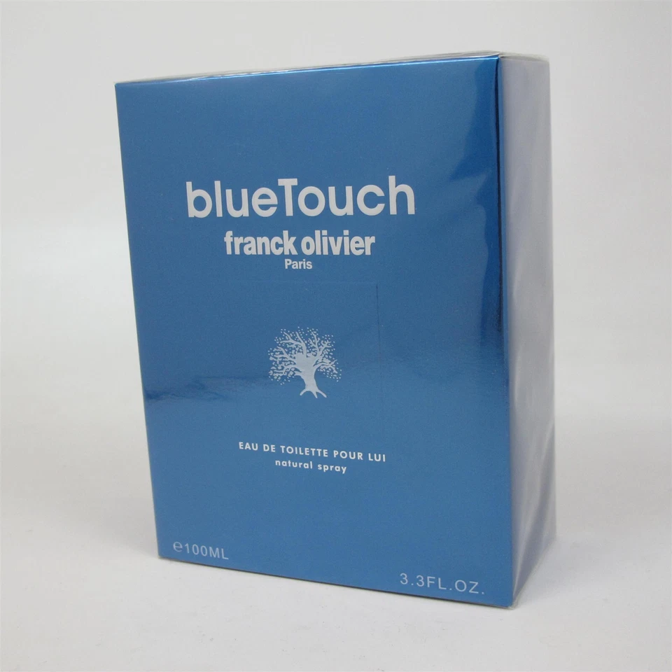 BLUE TOUCH by Franck Olivier 100 ml/3,3 oz Eau de Toilette Spray Novo Na Caixa - Imagem 1 de 1