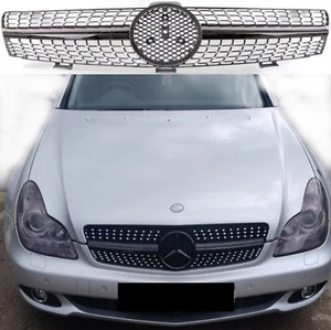 For Benz CLS Class W219 AMG CLS55 CLS350 Front Radiator Grille 05-08 PreFacelift - Picture 1 of 11