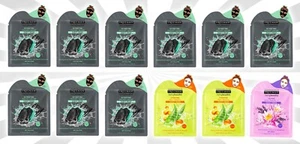 12 Freeman Charcoal Sea Salt, Aloe Seaberry & Lotus Lavender Facial Sheet Mask - Picture 1 of 1