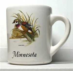 Vintage Bird Mug, Cup, Wood Duck, Minnesota - Picture 1 of 4