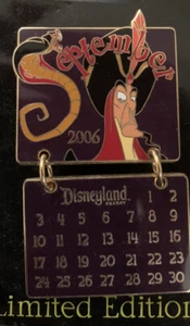 Disneyland® Resort Calendar - September - Jafar Aladdin Disney Pin - Picture 1 of 1