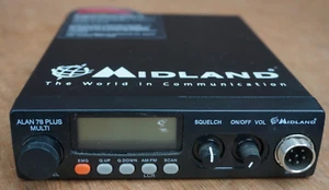 Midland Alan 78 Plus Multi. 80 Channel Mobile CB Radio WITHOUT MICROPHONE - Picture 1 of 13
