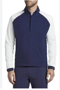 NWT PETER MILLAR Shield Colorblock Half-Zip Rain Pullover Size XXL. $198. - Picture 1 of 3
