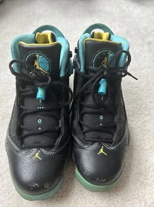 Nike Air Jordan 6 Rings Gamma Mens Size 8.5 Shoes Sneakers 322992-089 Blue Green - Picture 1 of 14