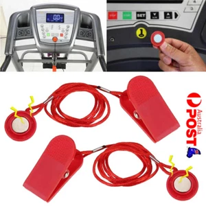 2pcs Treadmill Safety Key Magnetic Security Switch Lock Running Machine Fitness - Picture 1 of 12