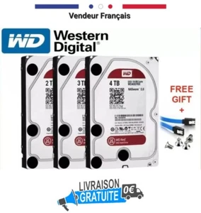 Western digital disque dur HDD SATA III 3.5" Grande capacité de stockage 4TO - Photo 1/6
