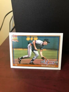 1991 Topps Baseball MLB Travis Fryman Card #128 - Picture 1 of 2