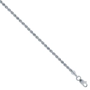Silber Seil Kette 3,5 mm 24 Zoll | Klassische & robuste Herren Halskette - Bild 1 von 4