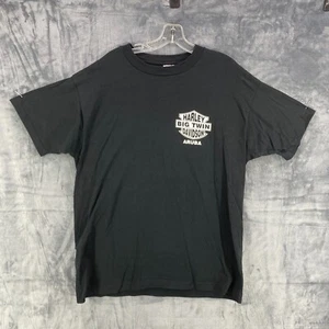 Vintage Harley Davidson Aruba Big Twin Eagle Single Stitch T-Shirt XL Made in USA - Bild 1 von 13