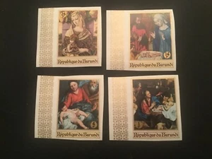 ICOLLECTZONE Burundi 222-225 VF NH Juego de márgenes Imperf - Imagen 1 de 1