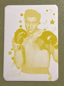 2024 Leaf Metal Elvis Presley Icons Collection Pop Music 1/1 Yellow Print Plate - Picture 1 of 2