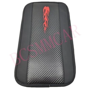 Car Armrest Cushion Cover Leather Center Console Box Pad Protector Accessories - Picture 1 of 13