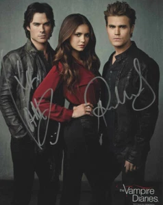 Ian Somerhalder & Paul Wesley ++ Autogramm ++ Vampire Diaries Autograph - Bild 1 von 1