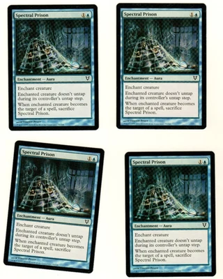 Set Of 4 Spectral Prison Avacyn Restored 75/244 Magic The Gathering Card - Image 1 of 4