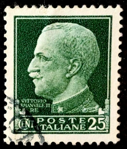 ITALIA '29 Mi304 Rey Víctor Manuel III Sello sello antiguo Sello Timbre usado - Imagen 1 de 4