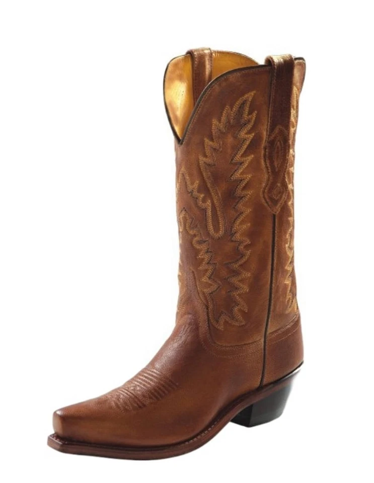 Botas Old West Western para mujer de cuero Goodyear 8,5 B color tostado Canyon LF1529 Foto 1 de 1