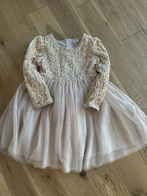 Vestido de vacaciones para niñas talla 7/8 (3XL) de rosa brillante Foto 1 de 4