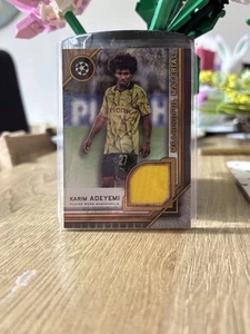 2023-24 Topps Museum Collection Meaningful Materials Relic Karim Adeyemi - Bild 1 von 2