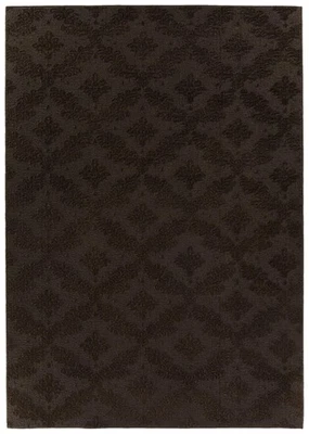 Alfombra Charleston Damasco Sólida 12' X 12' Marrón Moca - Ideal para Sala de Estar... Foto 1 de 4