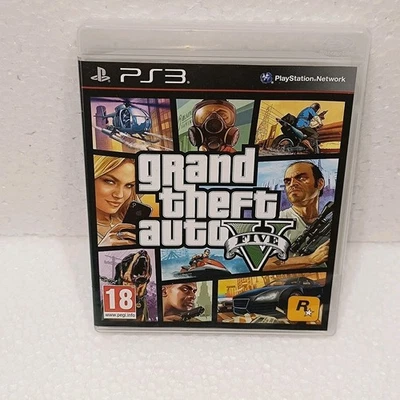 Grand Theft Auto V Sony PlayStation 3 PS3 Good Condition FREE Shipping Worldwide - Image 1 of 4