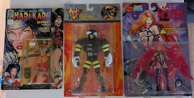 ¡Figuras de acción Skybolt Toyz Hellina Mega 1997 vintage + Hari Kari + Ash! Foto 1 de 4