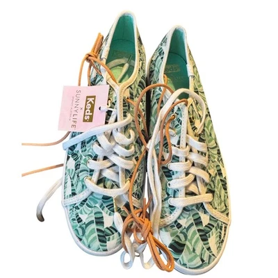 Tenis de lona con estampado de hojas tropicales Keds x Sunnylife para mujer talla 9,5 Foto 1 de 4