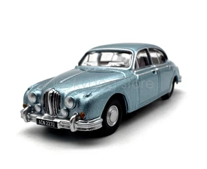 1:76 Scale Blue JAGUAR MK2 Classic Vintage Sports Diecast Display Toys Model - Picture 1 of 6