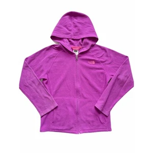 North Face Lightweight Fleece Hoodie Jacket Size L(14/16) - Picture 1 of 6