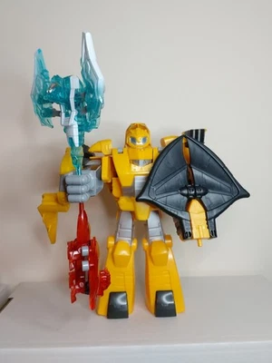Playskool Heroes Transformers Rescue Bots Knight Watch Bumblebee w accessories - Image 1 of 4