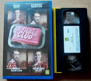 VHS Film Ita Azione FIGHT CLUB David Fincher Brad Pitt Edward Norton Jared Leto - Picture 1 of 4