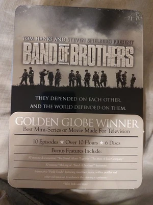 Band of Brothers (DVD, 2010, 6-Disc Box Set) Complete HBO Mini-Series Metal Case Foto 1 de 2