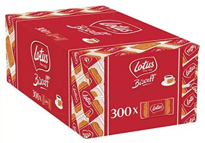 Lotus Biscoff Karamellgebäck Einzeln verpackt Büro Kaffee Vegan 1875g 300er Pack - Bild 1 von 4