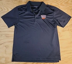 The Ticket 1310 Sports Radio Logo Black Lightweight Polo Shirt Mens Large - Picture 1 of 7