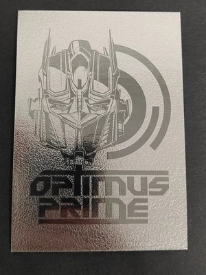 Transformers Optimus Prime card Hasbro 2011 SC-01 secret silver FOIL eb169 - Image 1 of 4