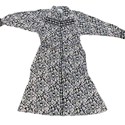 Boden Floral Western Straight Hem Shirt Dress Button Front Size 6 Petite Paisley - Image 1 of 4